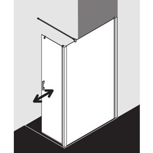 Mur de douche Walk-In Kermi Argent - Stabilisation 90°, Verre Sécuritaire - Publicité Mur de douche Walk-In Kermi Argent - Stabilisation 90°, Verre Sécuritaire - Publicité