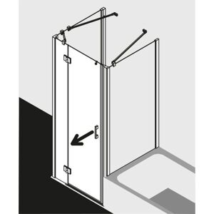 Porte de douche Kermi Liga - Panneau fixe, 110x200cm, Argent - Type de douche - Publicité Porte de douche Kermi Liga - Panneau fixe, 110x200cm, Argent - Type de douche - Publicité