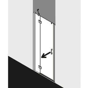 Porte de douche Kermi Liga - Fixe, 115x200cm, Argent / Brillant, Droite, Douche - Publicité Porte de douche Kermi Liga - Fixe, 115x200cm, Argent / Brillant, Droite, Douche - Publicité