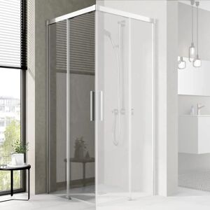 Kermi Nica Entrée d'angle 2 pièces - Porte de douche sans sol, argent brillant - Publicité Kermi Nica Entrée d'angle 2 pièces - Porte de douche sans sol, argent brillant - Publicité