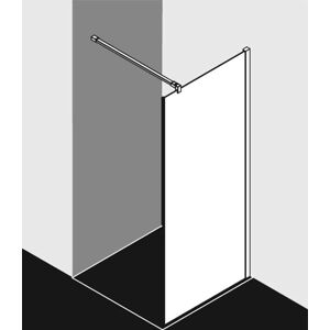 Kermi TUSCA Paroi Latérale 100x200cm - Argent Brillant - Verre de Sécurité - Douche - Publicité Kermi TUSCA Paroi Latérale 100x200cm - Argent Brillant - Verre de Sécurité - Douche - Publicité