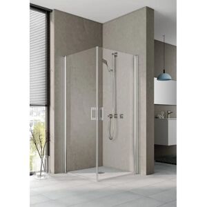 Porte d'angle Pega Kermi moitié avec portes battantes - Douche - Publicité Porte d'angle Pega Kermi moitié avec portes battantes - Douche - Publicité