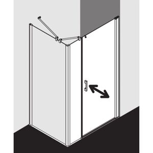 Porte de Douche Kermi Pega - 1000x1850mm, Argent, Verre, Hingue Droite - Publicité Porte de Douche Kermi Pega - 1000x1850mm, Argent, Verre, Hingue Droite - Publicité