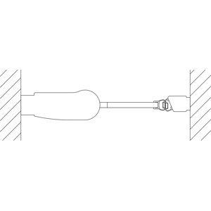 Porte de Douche Pega - 90x185cm - Accessibilité, Argent - Publicité Porte de Douche Pega - 90x185cm - Accessibilité, Argent - Publicité