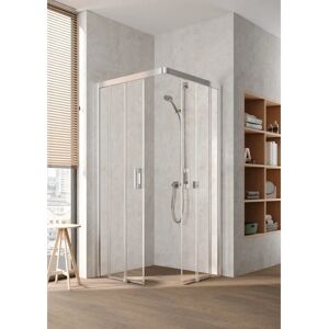 Porte de douche Pega d'angle 2 pièces, sans sol, argenté - Porte de douche - Publicité Porte de douche Pega d'angle 2 pièces, sans sol, argenté - Porte de douche - Publicité