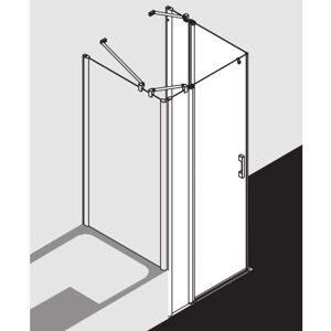 Porte de Douche Kermi Pega - Verre de Sécurité 6mm, Argent Brillant - Publicité Porte de Douche Kermi Pega - Verre de Sécurité 6mm, Argent Brillant - Publicité