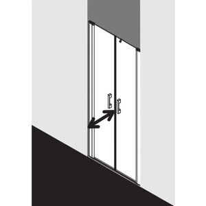 Porte de Douche Pega Kermi - Verre de Sécurité 6mm - Argent Brillant - 740-790mm - Publicité Porte de Douche Pega Kermi - Verre de Sécurité 6mm - Argent Brillant - 740-790mm - Publicité