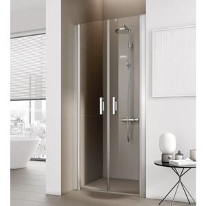 Porte Battante Kermi Pega - Verre Clair 83x200cm - Publicité Porte Battante Kermi Pega - Verre Clair 83x200cm - Publicité