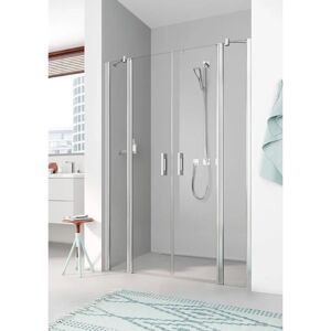 Porte de douche Pega de Kermi - 120x185cm, argent brillant, verre ESG clair - Publicité Porte de douche Pega de Kermi - 120x185cm, argent brillant, verre ESG clair - Publicité