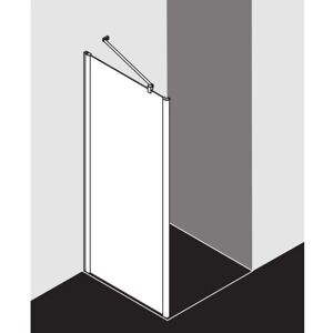 Panneau latéral Pega de Kermi PETWD07020VZK 70x200cm, verre trempé, argent brillant - Paroi latérale de douche - Publicité Panneau latéral Pega de Kermi PETWD07020VZK 70x200cm, verre trempé, argent brillant - Paroi latérale de douche - Publicité
