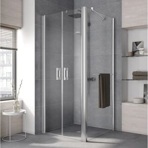 Paroi de douche Kermi Pega - Argent brillant, verre sécurité, largeur réglable - Publicité Paroi de douche Kermi Pega - Argent brillant, verre sécurité, largeur réglable - Publicité