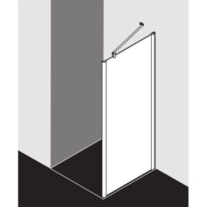 Paroi de douche Kermi Pega - Argent brillant, 110x185cm, Verre sécurisé - Publicité Paroi de douche Kermi Pega - Argent brillant, 110x185cm, Verre sécurisé - Publicité