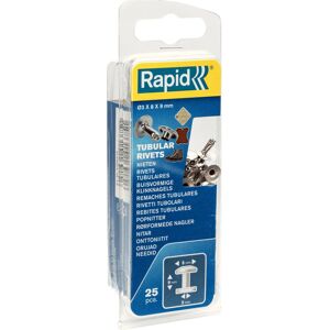 Rapid 5000415 Rivets - 8x3x9mm, Pack of 25 Rapid 5000415 Rivets - 8x3x9mm, Pack of 25