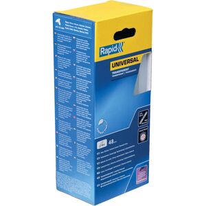 Rapid 5001411 Universal Glue Sticks - Transparent - 12 x 190mm Rapid 5001411 Universal Glue Sticks - Transparent - 12 x 190mm