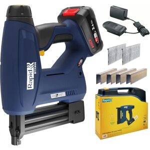 Agrafeuse sans fil RAPID BTX606 18V avec batterie et chargeur - Publicité Agrafeuse sans fil RAPID BTX606 18V avec batterie et chargeur - Publicité