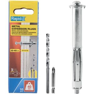 Tacos et vis Rapid - Expansion métallique - 10 unités - Publicité Tacos et vis Rapid - Expansion métallique - 10 unités - Publicité