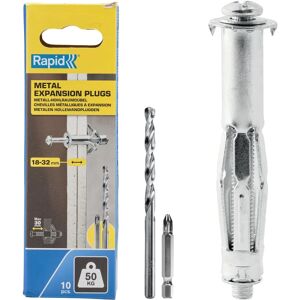 Rapid Wall plugs and screws - Expansion - 10 Units Rapid Wall plugs and screws - Expansion - 10 Units