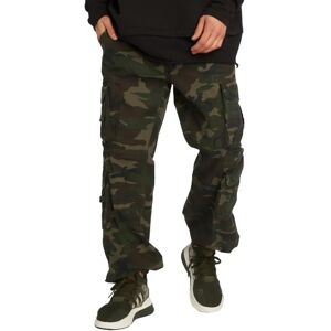 Brandit Vintage Cargo Broek Olive Camo - Broeken Brandit Vintage Cargo Broek Olive Camo - Broeken