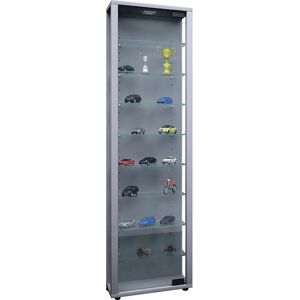 Vitrine Edana Maxi Silver avec éclairage LED - Cabinet d'exposition - Publicité Vitrine Edana Maxi Silver avec éclairage LED - Cabinet d'exposition - Publicité