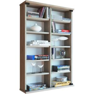 Estante de Pared VCM Roble Sonoma - Almacenamiento de Medios Ajustable Estante de Pared VCM Roble Sonoma - Almacenamiento de Medios Ajustable