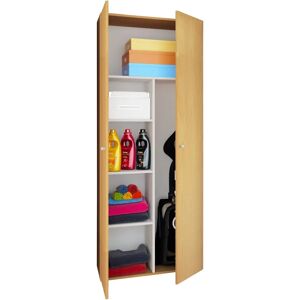 Armoire Vandol II VCM - 6 étagères - Marron - Publicité Armoire Vandol II VCM - 6 étagères - Marron - Publicité