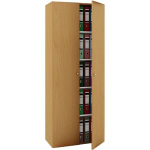 Armario de Oficina Vandol - 5 Compartimentos, Madera, Marrón Armario de Oficina Vandol - 5 Compartimentos, Madera, Marrón