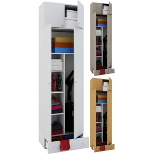 Armadio multiuso Vandol VCM - 4 Ante, 1 Cassetto, Bianco - Mobili per la conservazione Armadio multiuso Vandol VCM - 4 Ante, 1 Cassetto, Bianco - Mobili per la conservazione