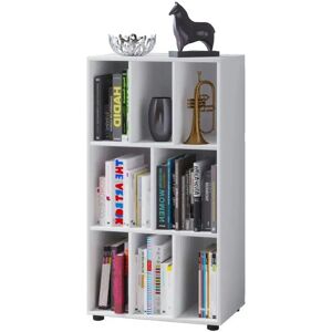 VCM Wotino Bokhylle - Hvit - 8 Hylle, 114x60x40cm VCM Wotino Bokhylle - Hvit - 8 Hylle, 114x60x40cm