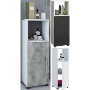VCM Weiß Badezimmer Schrank - Flandu Serie - Modernes Stauraumwunder VCM Weiß Badezimmer Schrank - Flandu Serie - Modernes Stauraumwunder