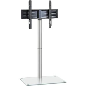 Meuble TV VCM Morgenthaler Alani - Verre transparent, 60cm - Publicité Meuble TV VCM Morgenthaler Alani - Verre transparent, 60cm - Publicité
