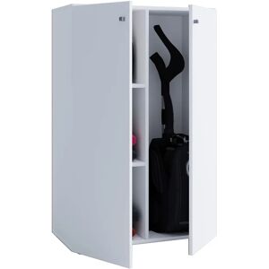 VCM White Multi-purpose Cabinet - 4 Compartments - 70cm Wide VCM White Multi-purpose Cabinet - 4 Compartments - 70cm Wide