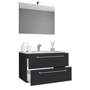 VCM Badinos Badezimmermöbel-Set - Schwarz VCM Badinos Badezimmermöbel-Set - Schwarz
