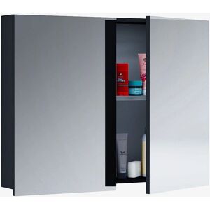 VCM Sort badeværelsesspejlskabne - 60x12x59 cm VCM Sort badeværelsesspejlskabne - 60x12x59 cm