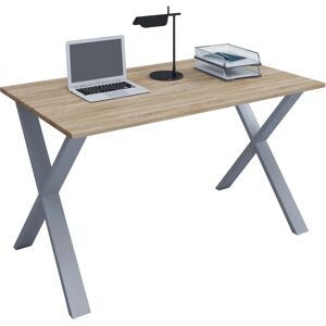 Scrivania da ufficio VCM Rovere Sonoma Rettangolare X Acciaio - Mobili ufficio Scrivania da ufficio VCM Rovere Sonoma Rettangolare X Acciaio - Mobili ufficio