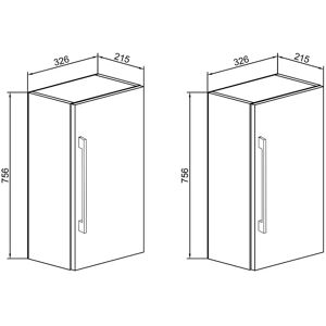 VCM VCM Holz Badezimmerschrank - Feuchtigkeitsfester Stauraum VCM VCM Holz Badezimmerschrank - Feuchtigkeitsfester Stauraum