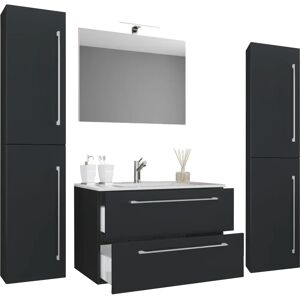 Set de Muebles de Baño VCM Badinos - Negro - 52-52cm H Set de Muebles de Baño VCM Badinos - Negro - 52-52cm H