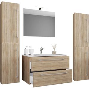 Set Arredo Bagno VCM Badinos 80 Rovere Sonoma Set Arredo Bagno VCM Badinos 80 Rovere Sonoma