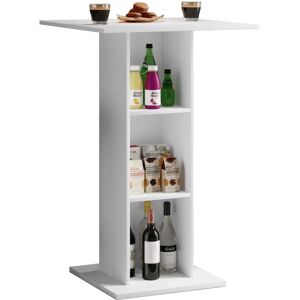 Mesa de Bar VCM Standos 70x108x70cm Blanco Mesa de Bar VCM Standos 70x108x70cm Blanco