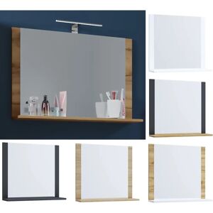 Espejo de baño VCM con estante - Espejo de pared Espejo de baño VCM con estante - Espejo de pared