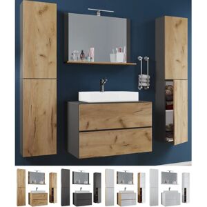Conjunto de Muebles de Baño VCM Nogal Miel - 5 Piezas Conjunto de Muebles de Baño VCM Nogal Miel - 5 Piezas