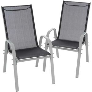 VCM Gartensessel - Stapelbare Gartenstühle - 2er Set VCM Gartensessel - Stapelbare Gartenstühle - 2er Set