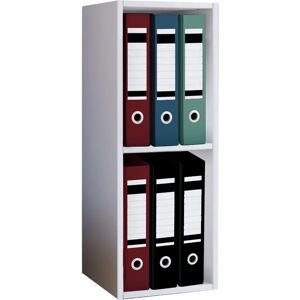 Armoire à dossiers VCM Offas - 2 étagères réglables - Blanc - Publicité Armoire à dossiers VCM Offas - 2 étagères réglables - Blanc - Publicité