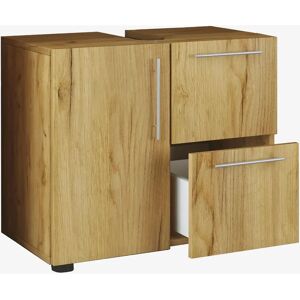 VCM Flandu Badezimmer Unterschrank 61x32x51 cm Honig-Eiche VCM Flandu Badezimmer Unterschrank 61x32x51 cm Honig-Eiche