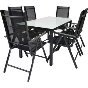 VCM Alu-Gartenset - 7-tlg, 140 cm VCM Alu-Gartenset - 7-tlg, 140 cm