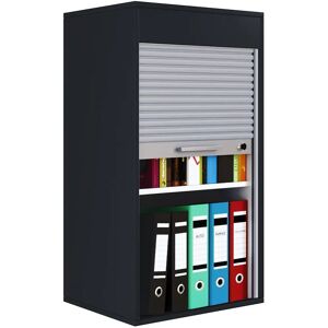 Armoire de bureau VCM - Noir, Modèle Aktos L, Avec serrure - Publicité Armoire de bureau VCM - Noir, Modèle Aktos L, Avec serrure - Publicité