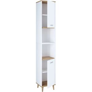 VCM Landos Baderomsskap - Modern, Hvit, 32x181x28cm VCM Landos Baderomsskap - Modern, Hvit, 32x181x28cm