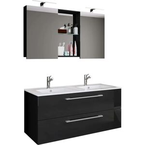 VCM Budasi - Juego de baño con doble lavabo - Muebles modernos VCM Budasi - Juego de baño con doble lavabo - Muebles modernos