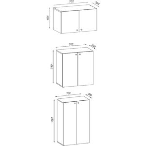 VCM Büroschrank mit 3 Fachböden - Büro Möbel VCM Büroschrank mit 3 Fachböden - Büro Möbel