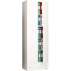 VCM Kantoorkast - Wit, 3 verstelbare planken - Kantoormeubilair VCM Kantoorkast - Wit, 3 verstelbare planken - Kantoormeubilair