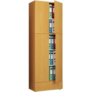 Armoire de bureau VCM - Lona, 70x200x39cm, 3 étagères, tiroir - Publicité Armoire de bureau VCM - Lona, 70x200x39cm, 3 étagères, tiroir - Publicité